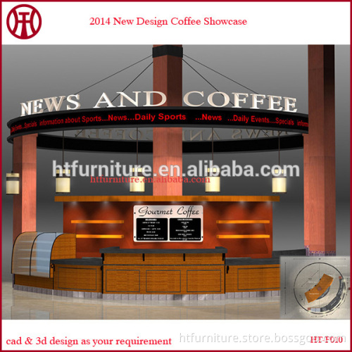 Mall coffee and bubble tea kiosk factory